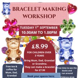 Children's Bracelet Making Workshop at Becconsall Heritage Park