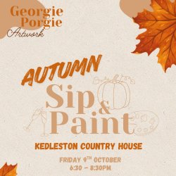 Autumn Sip & Paint at The Kedleston Country House 🍁🍂