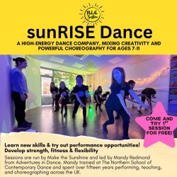 SunRISE Dance - GROUP 2, 4:30 - 5:30pm