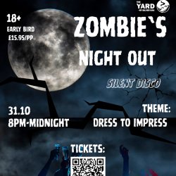 SILENT DISCO IS BACK!! 'Zombie's Night Out'