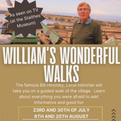 WILLIAM'S WONDERFUL WALKS from St Peter's Centre