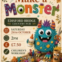 Monster workshop at Edisford bridge country pub