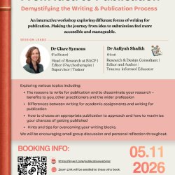 Webinar event info for From Idea to Publication