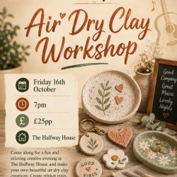 Airdry clay creations at The Halfway House