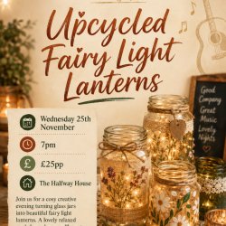 Lantern making at The Halfway House