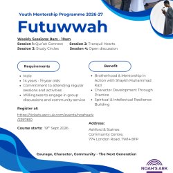Youth Mentorship Programme: Futuwwah 2026-27