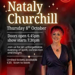details of an evening with Natalay and a picture of her with Red tips to her hair