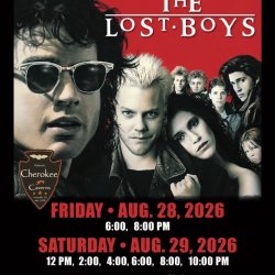 Movie in the Cave - The Lost Boys - August 28th & 29th