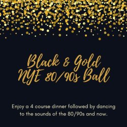 NYE Black & Gold 80/90s Ball