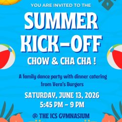 Summer Kick-Off - ICS Chow and Cha Cha 2026