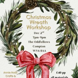 Adult Floristry - Christmas Wreath Making