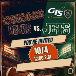 GTS Bears vs. Packers Game with Meter, BCN & Regal