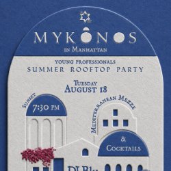 Mykonos in Manhattan Rooftop Party