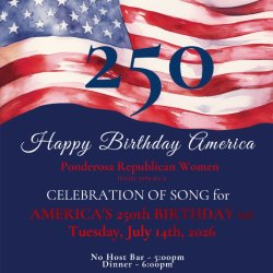Ponderosa Republican Women's Celebration of America's 250th Birthday