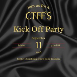 CTFF Kick Off Party: Reflections of Time