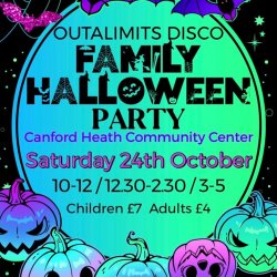 Outalimits Family Halloween Party @ CANFORD HEATH COMMUNITY CENTRE