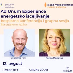 Ad Unum Experience — Besplatna online konferencija i grupna energetska sesija | Guglielmo Poli & Korina Moslavac