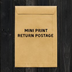 Return Postage for Mini Prints