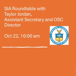 Roundtable Discussion with Taylor Jordan, Assistant Secretary and OSC Director