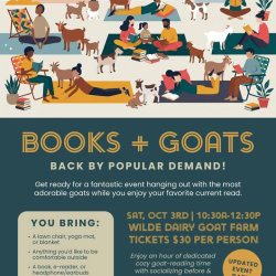 Goats with books
