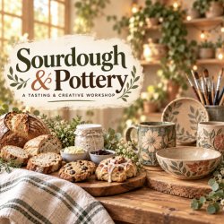 Sourdough goodies & Pottery workshop