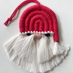 Macrame Santa
