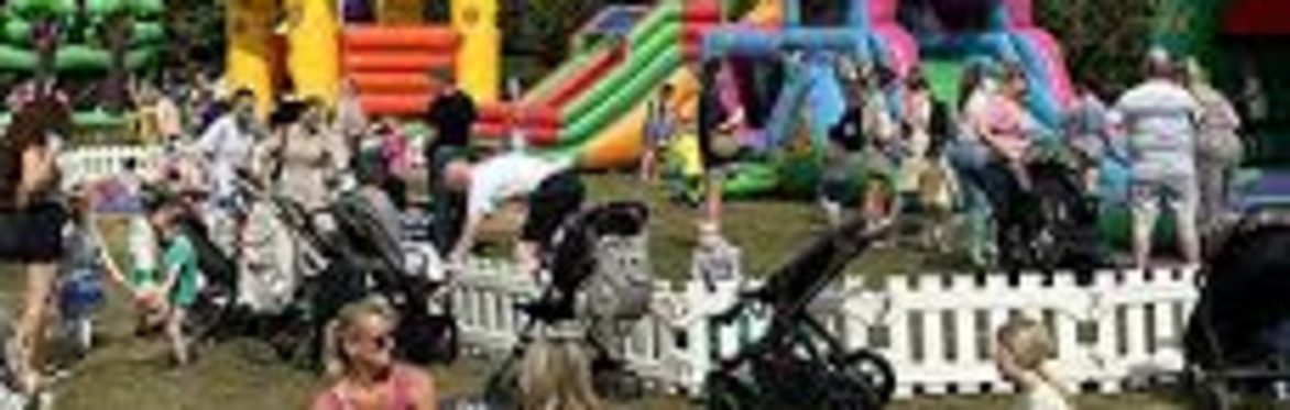 Mega inflatables fun day private hire for Ronnies way