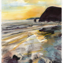 Expressive land/seascapes in mixed media, full day workshop - £70