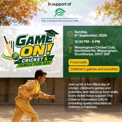 Game On! Charity Cricket Match for TCF-UK