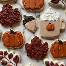 Fall Themed Sugar Cookies