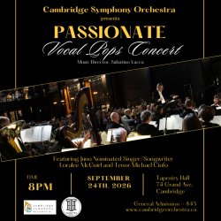 Passionate Vocal Pops Concert