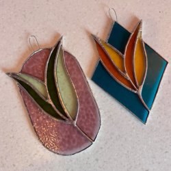 STAINED GLASS HANGING - DAY WORKSHOP 10am - 3pm SAT 12 SEP £69