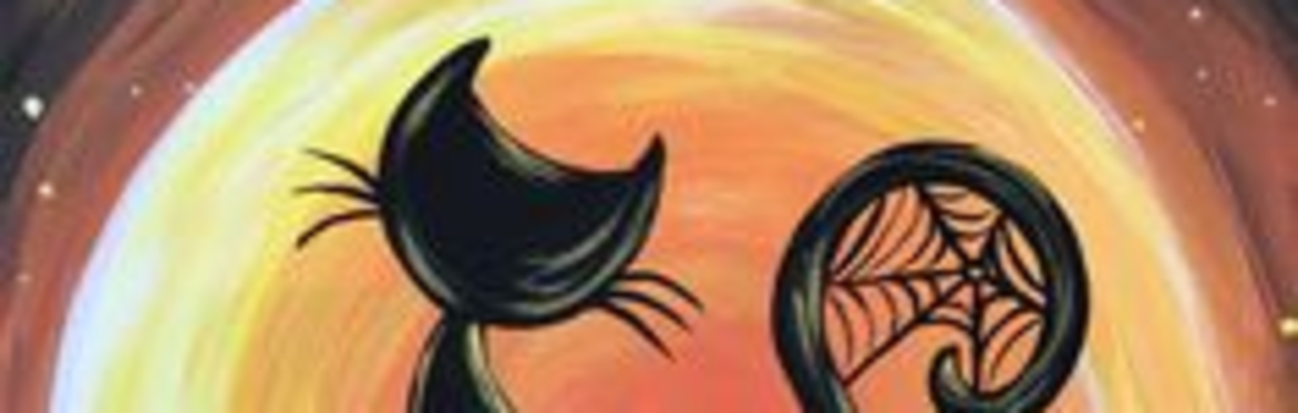 Class | Adult Paint & Sip | Cat & Spider