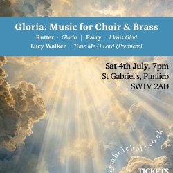 Gloria: Music for choir and brass