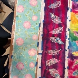 Silk painting