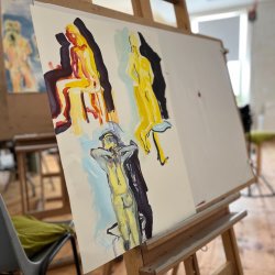 LIFE DRAWING in COLOUR