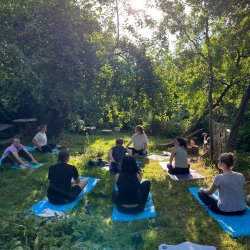 Community Garden Yoga 🌸