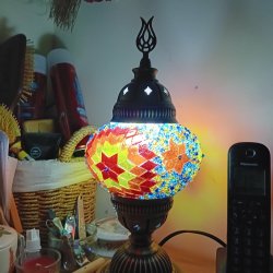 Mosaic Turkish lamp making workshop