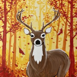 Wild Blue Yonder - King of Autumn Paint Party!