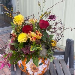 Floral pumpkin & hand painted pumpkin art workshop