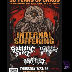 Raven Mayhem Festival Day One w/Internal Suffering + Sadistic Force + Lord Gryphus + Martyred