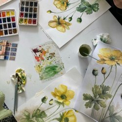 Introduction to Watercolour Florals: Day Course