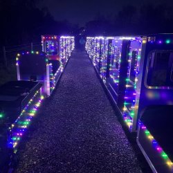 Christmas Light Trains