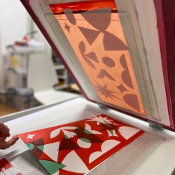 Hand Cut Paper Stencil Screenprint One Day workshop with Imogen Donegan