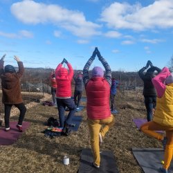 Yoga in the Garden