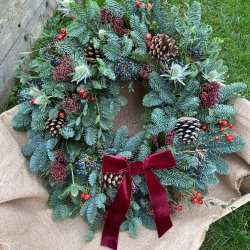 Christmas Wreath Workshop at Hackney House Cafe