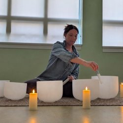 August Yoga - Crystal Bowl and Yoga