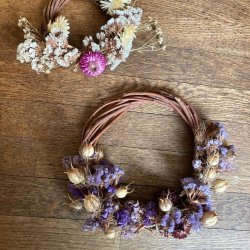 Autumnal Dried Flower Wreath Making with Fran Zoutewelle