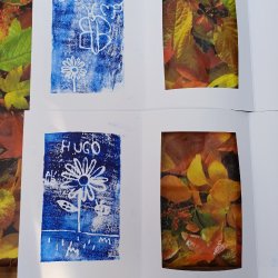 Nature Prints Art Activity AM session