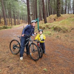 Children's Biking Session in Lossie Woods